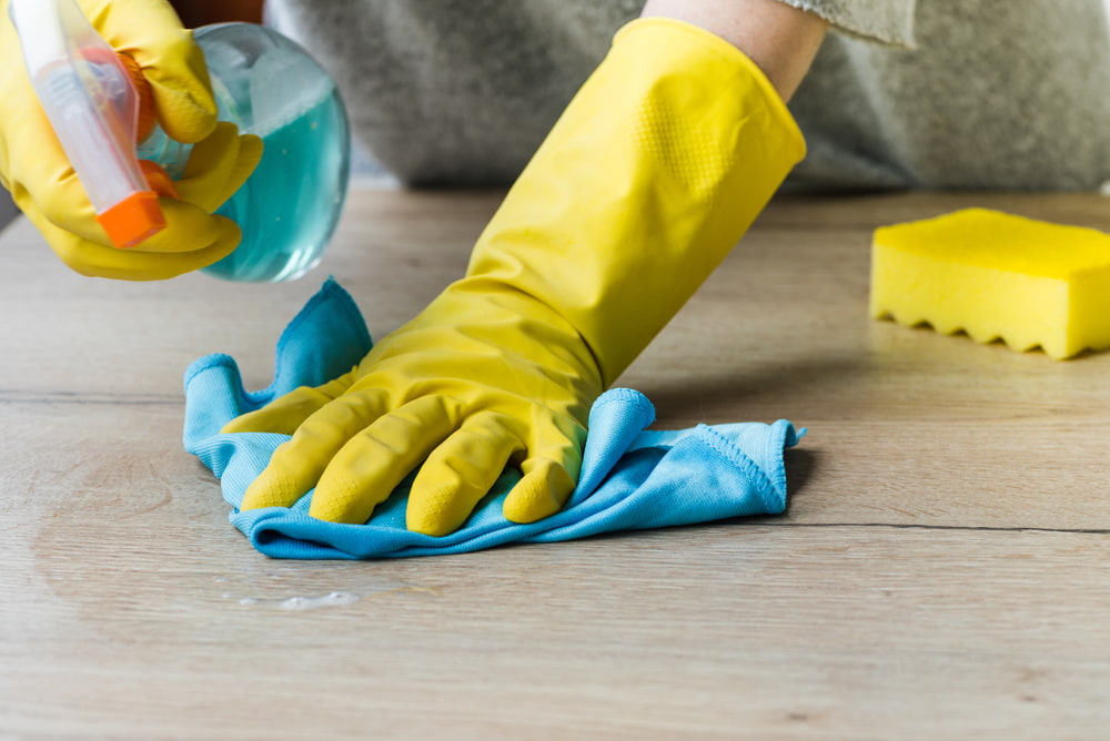 How do you clean a messy house step by step